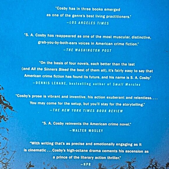 All the Sinners Bleed, A Novel by NYT Bestselling Author S.A. Cosby - Picture 6 of 7